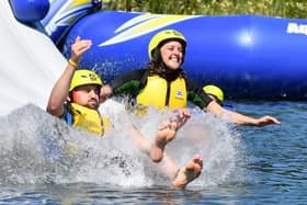 Forget Love Island, North Yorkshire Water Park is bringing a brand-new meaning to the phrase ‘sliding into the DMs’ by hosting a unique dating event, inviting singletons across the North to take on its much-loved Aquapark in the ultimate ice breaker activity.