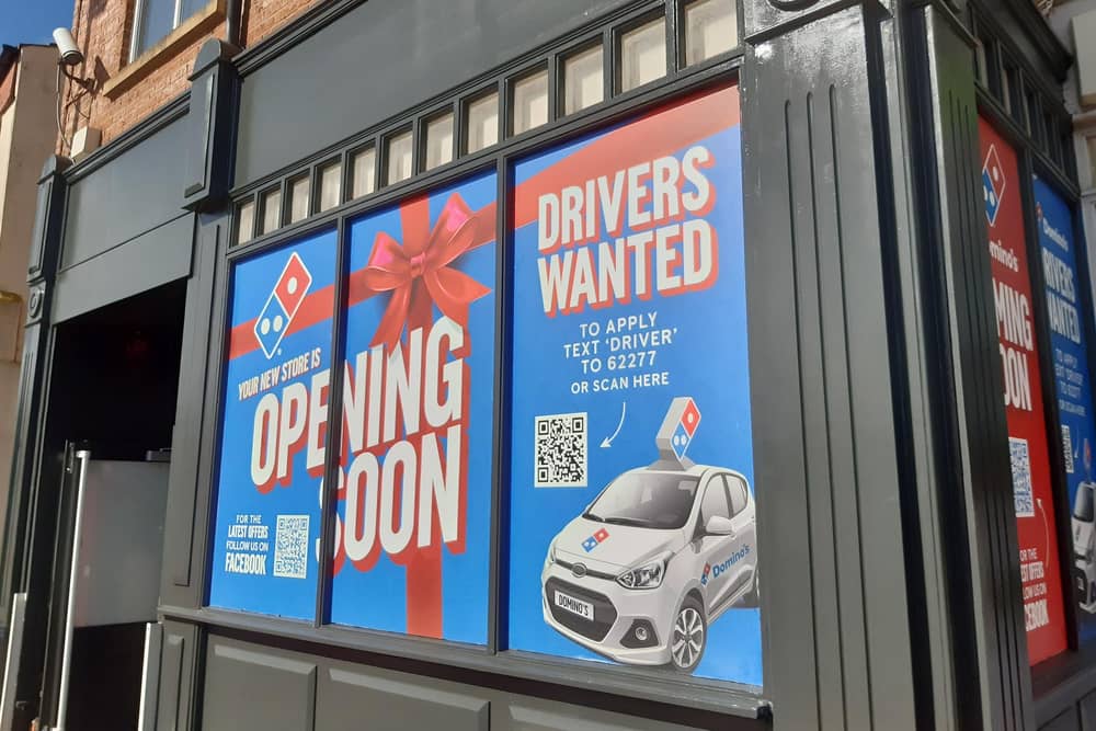 The Domino's Pizza store which is opening soon in Whitby.