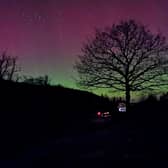 Stunning Northern Lights seen from Dalby Forest.