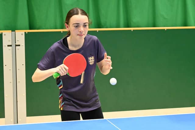 Bridlington Table Tennis junior tournament. Photo by Tony Wigley