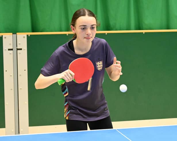 Bridlington Table Tennis junior tournament. Photo by Tony Wigley