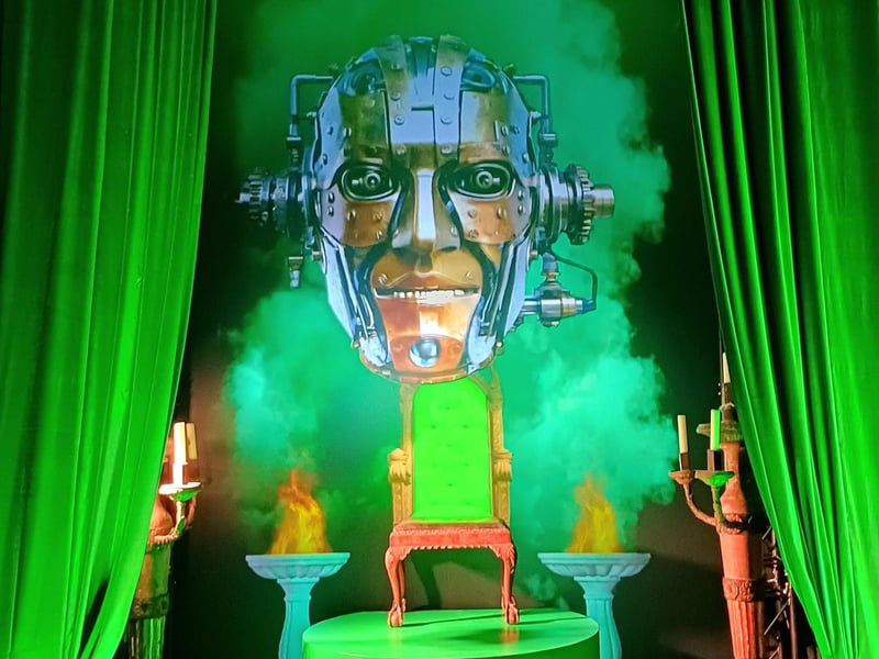 Projection of the Wizard. photo: Emma Atkins