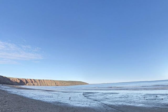 Filey beach won the Seaside Award and its bathing water quality has been rated 'good'.