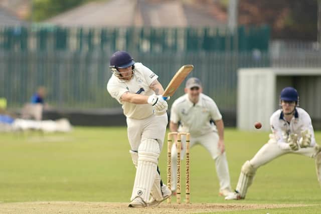 Steve Janney struck 61 in Brid 2nds' loss at Staithes. Photo by TCF Photography