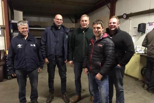 From left: Steve Welford, Rob Morris, Chris Stockdale, Joe Welford and Adam Turnbull.