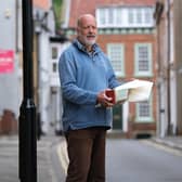 Dr Nick Hiley, whose 1970s recordings of people who lived through the Bombardment of Scarborough in 1914 will form part of Scarborough Atlas, photographed in Scarborough’s Old Town