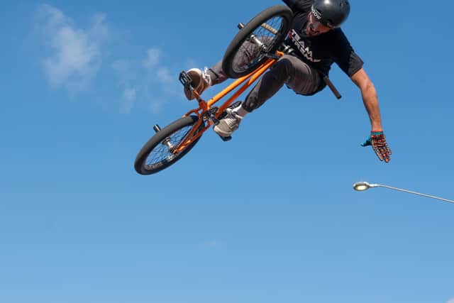Aerial antic from Team Extreme - Image: John Westgarth