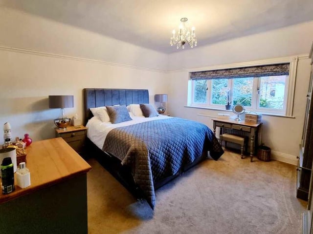 One of the double bedrooms within the property.