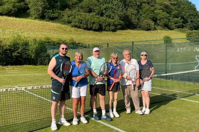 The Hackness and Scarborough Tennis Club Mixed B team.