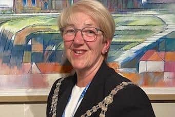 Re-elected: Mayor of Whitby, Coun Sandra Turner.