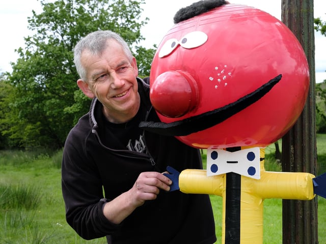 Chris spots Zebedee