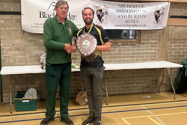Aaron Rose, winner of the Gent Recurve competition from Black Ridge Archery