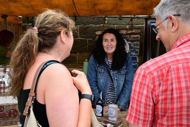 People enjoying browing the festival's stalls. photo:  Richard Ponter