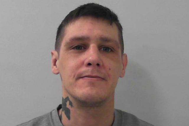 Lee Harpin, 38, is wanted in connection with a number of offences including stalking and harassment and is believed to be staying in the Harrogate and Ripon areas