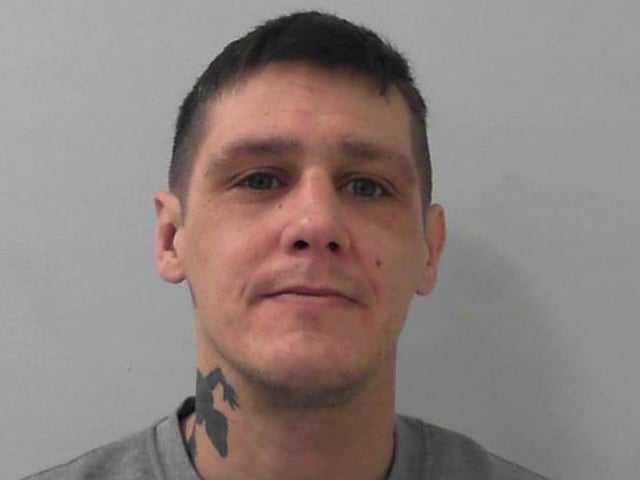 Lee Harpin, 38, is wanted in connection with a number of offences including stalking and harassment and is believed to be staying in the Harrogate and Ripon areas