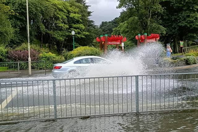 Flooding led to a number of calls for fire crews across the borough