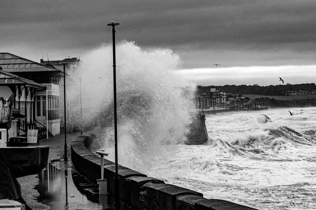 A flood alert has been issued for the North Sea Coast, from Bridlington to Barmston. Photo courtesy of Christian Brash.