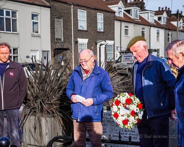 The service took place on the 114th anniversary of the disaster