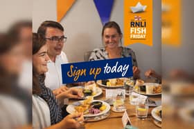 Bridlington RNLI are encouraging residents to have a chippy tea to help them fundraise. Photo courtesy of the RNLI.