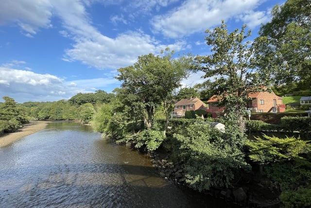 An idyllic setting with stunning river views.