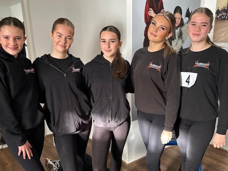 Winnie Long, Elise Leadley, Ava Gildroy, Lily Faichney and Sophie Stewart.