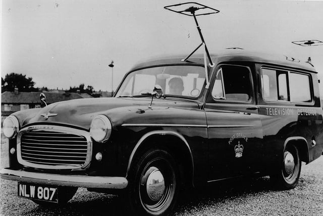 A 1940's Television Licensing detector van.
