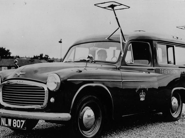 A 1940's Television Licensing detector van.
