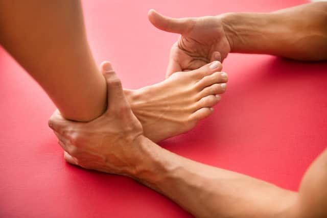 Toe yoga exercises can correct a developing bunion. Photo: AdobeStock