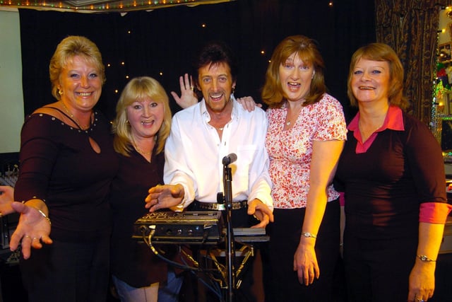 Danny Wilde pictured alongside his fans at the Aberdeen Hotel in 2004.
