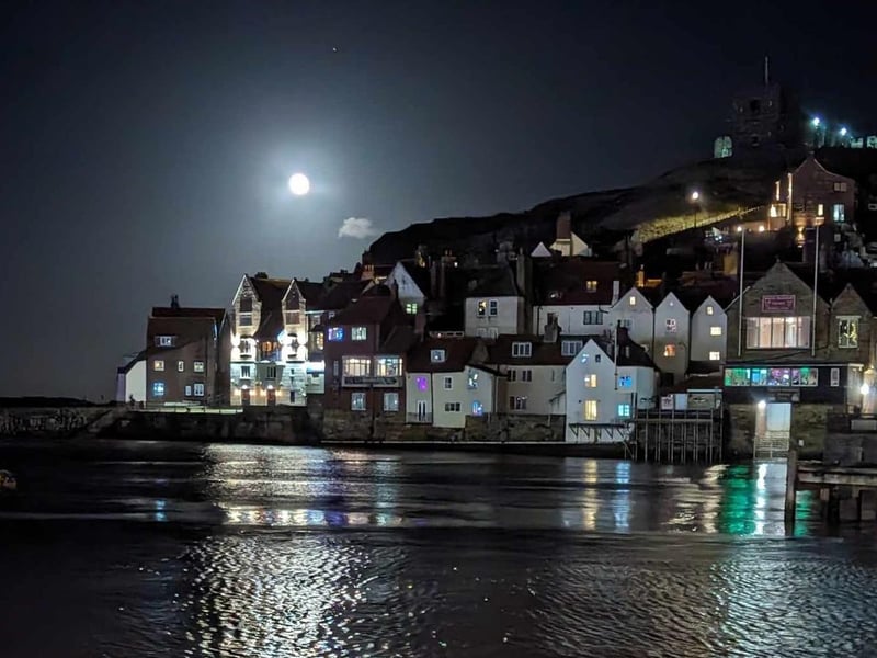 Whitby by moonlight.
picture: Sharon Potts
