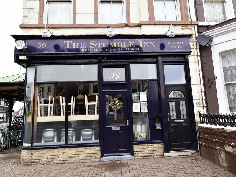 The Stumble Inn, located on Falsgrave, recived a rating of 4.6/5.