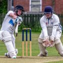 Captain Tom Steyert, in batting action for Whitby CC last year, was the star bowler in the win at Middlesbrough 2nds. Photo by Brian Murfield