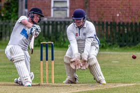 Captain Tom Steyert, in batting action for Whitby CC last year, was the star bowler in the win at Middlesbrough 2nds. Photo by Brian Murfield