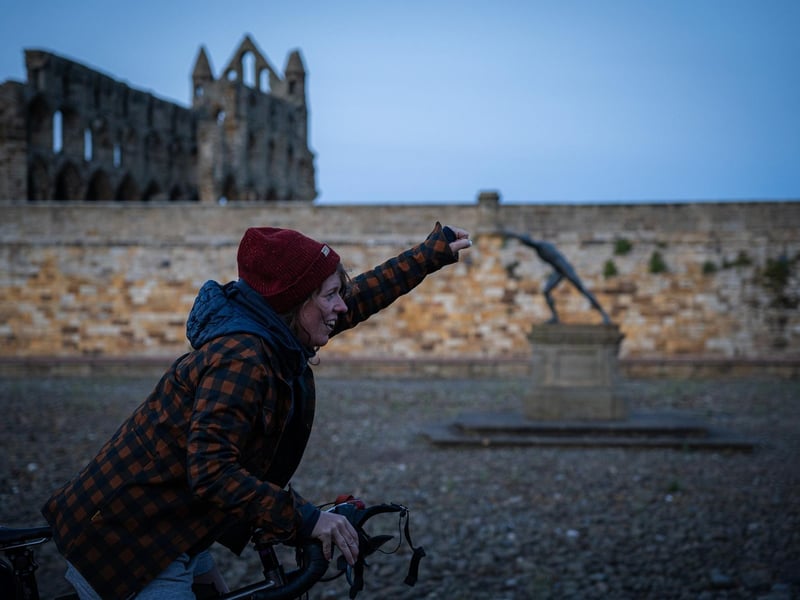 Jenny Graham at Whitby Abbey
