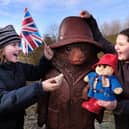 Sharing marmalade sandwiches with Paddington