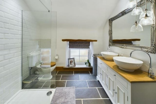 One of the property's two bathrooms.