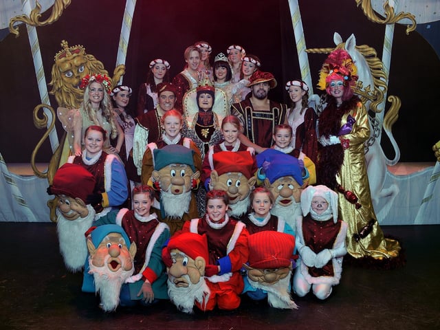Collette Tyler School of Dance members at the Spa Panto in 2010.
