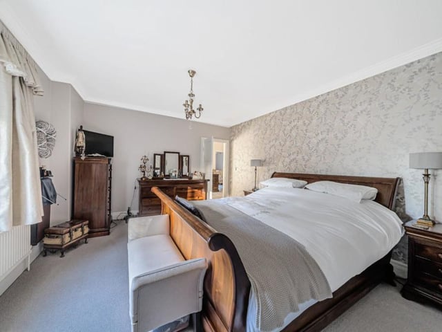 One of the property's double bedrooms.