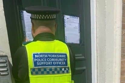The partial closure order secured by North Yorkshire Police will last for three months and prevents anyone from entering the property other than professionals, the landlord and a named person.
