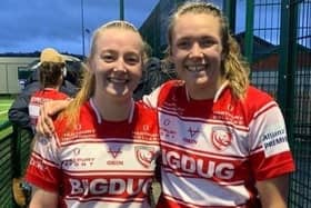 Scarborough's Steph Else and Zoe Aldcroft line up for Gloucester Hartpury