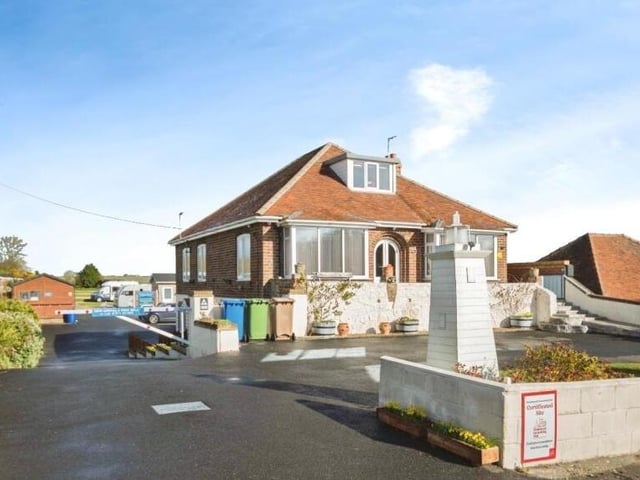The front aspect of the Flamborough home and business.