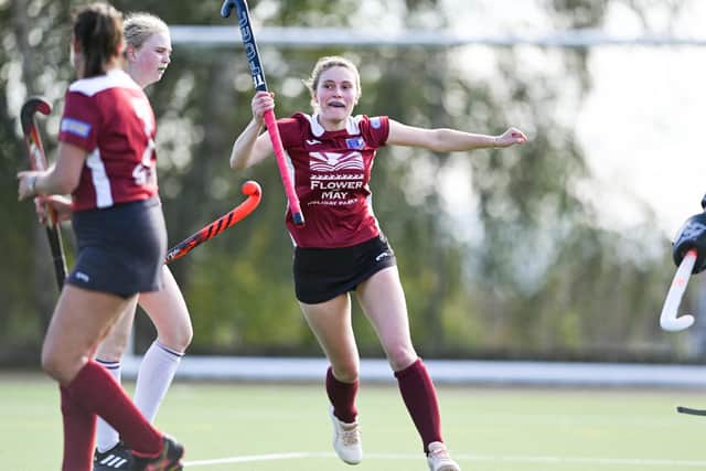 Tilly Fenton was on target as Scarborough Hockey Club Women's team powered to a home win against Kingston Upon Hull 2s. Photo by Will Palmer