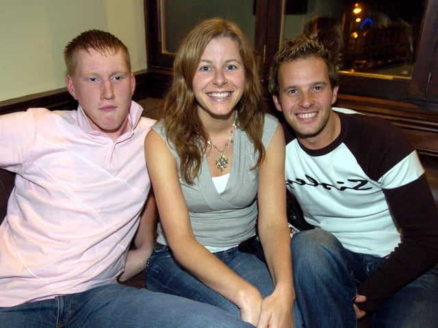 Who do you recognise on this night out in 2005?