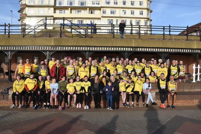 The Bridlington Road Runners line up before the Stuart Spooner Anniversary Three Mile. PHOTOS BY TCF PHOTOGRAPHY