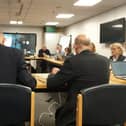 Trust board meeting, NHS York and Scarborough. 
Courtesy Anttoni Numminen/LDRS