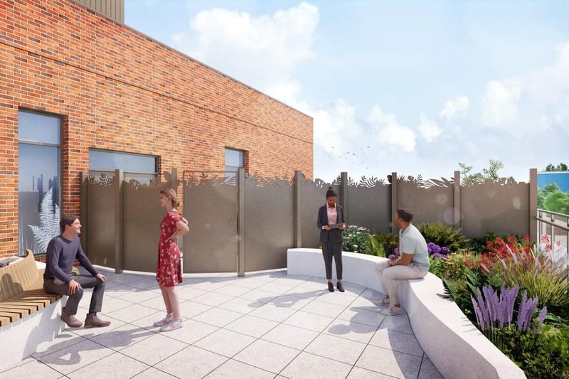 York Hospitals Charity has launched an appeal to help make the outdoor terrace a reality