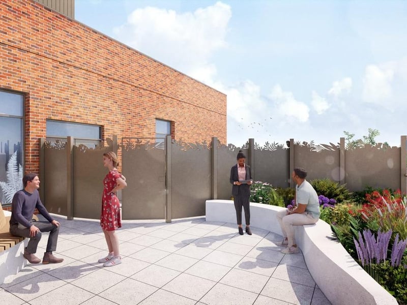 York Hospitals Charity has launched an appeal to help make the outdoor terrace a reality