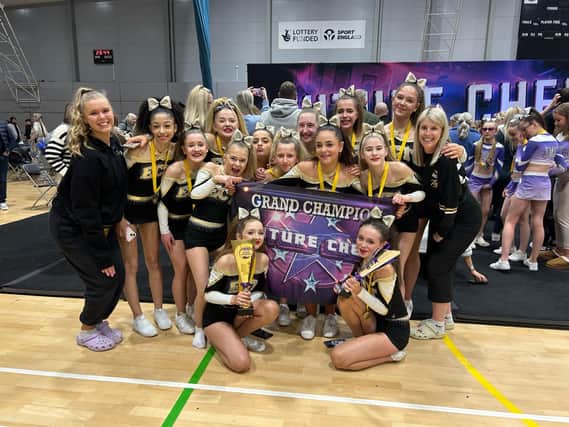 The Senior Prep Level 1 Team Pride won first place and Grand Champions.