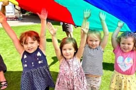 Youngsters take part in the many activities at Sewerby Squirrels, which marked its 200th session.
