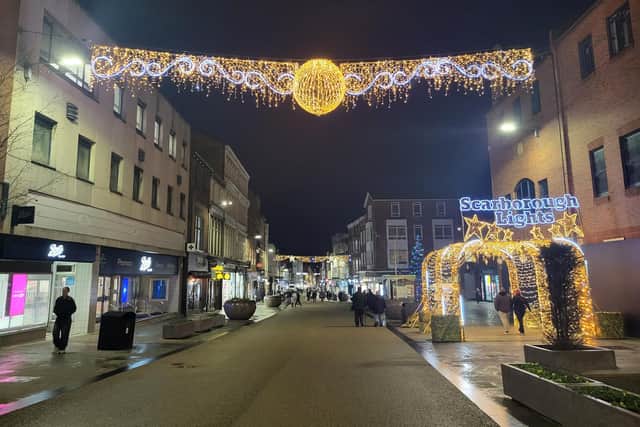 Scarborough town centre Christmas lights. Courtesy Anttoni Numminen